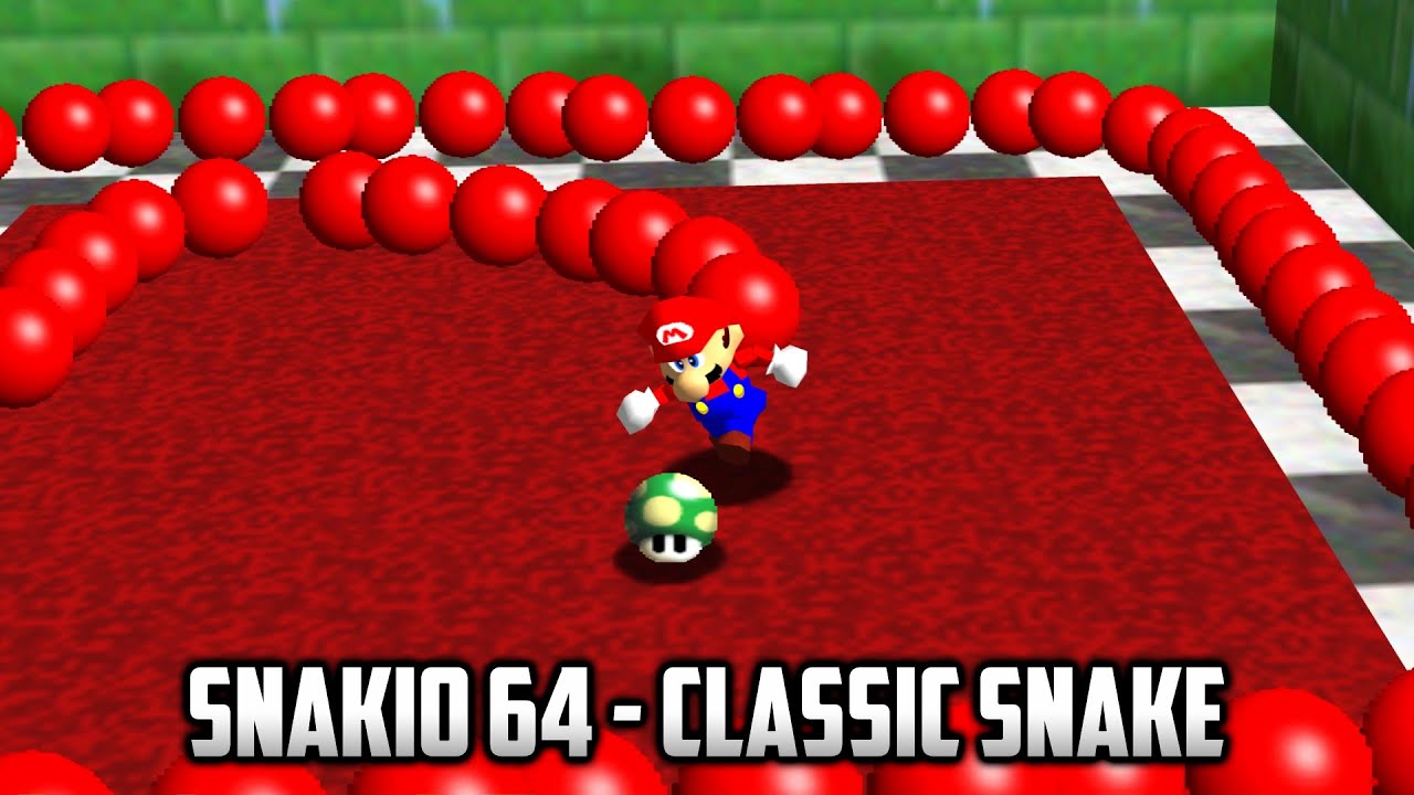 ⭐ Super Mario 64 - Snakio 64 - Classic Snake