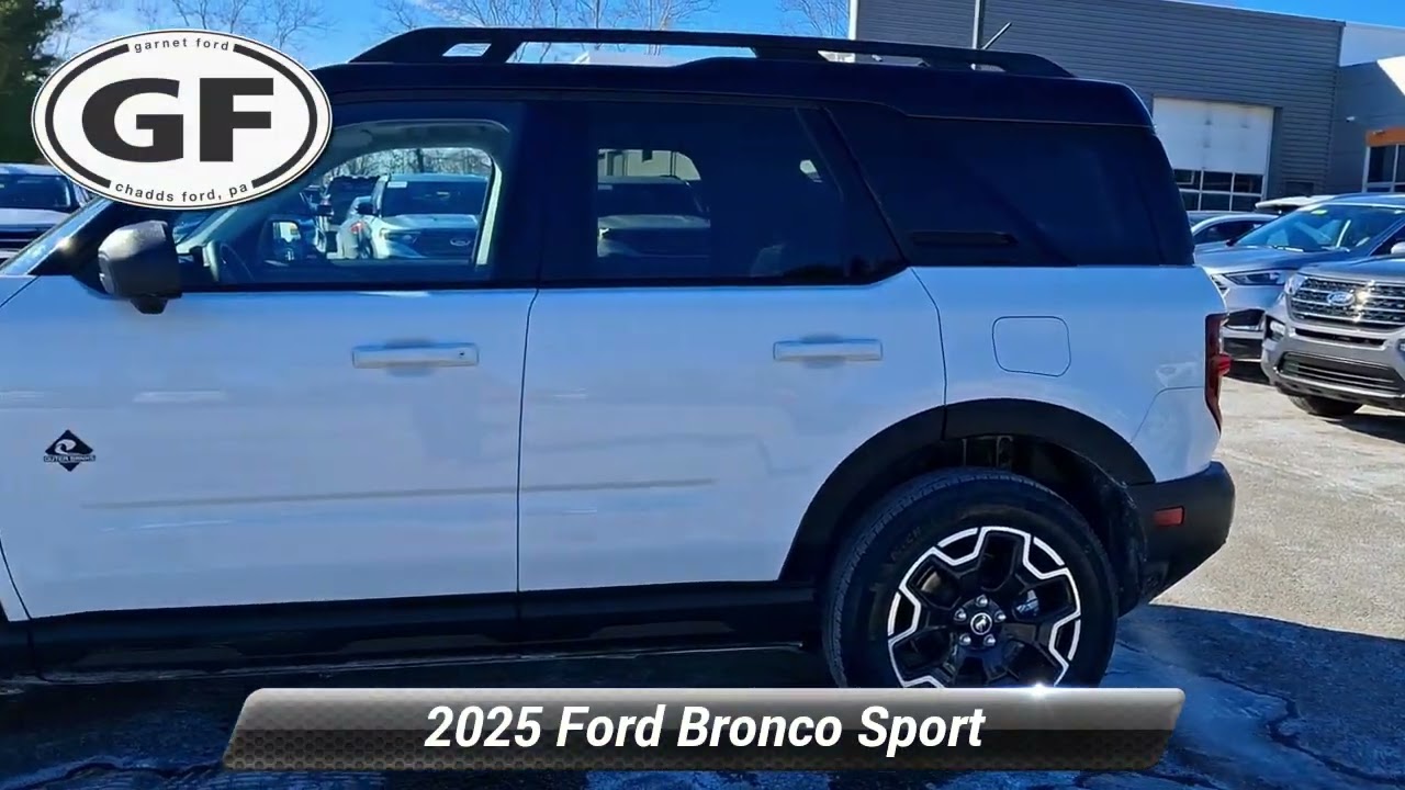 Used 2025 Ford Bronco Sport Outer Banks, West Chester, PA P0026