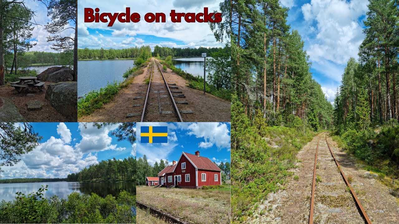 Tired of trains? Ride a bicycle on tracks instead! Unique experience: Målilla to Hultsfred, Sweden
