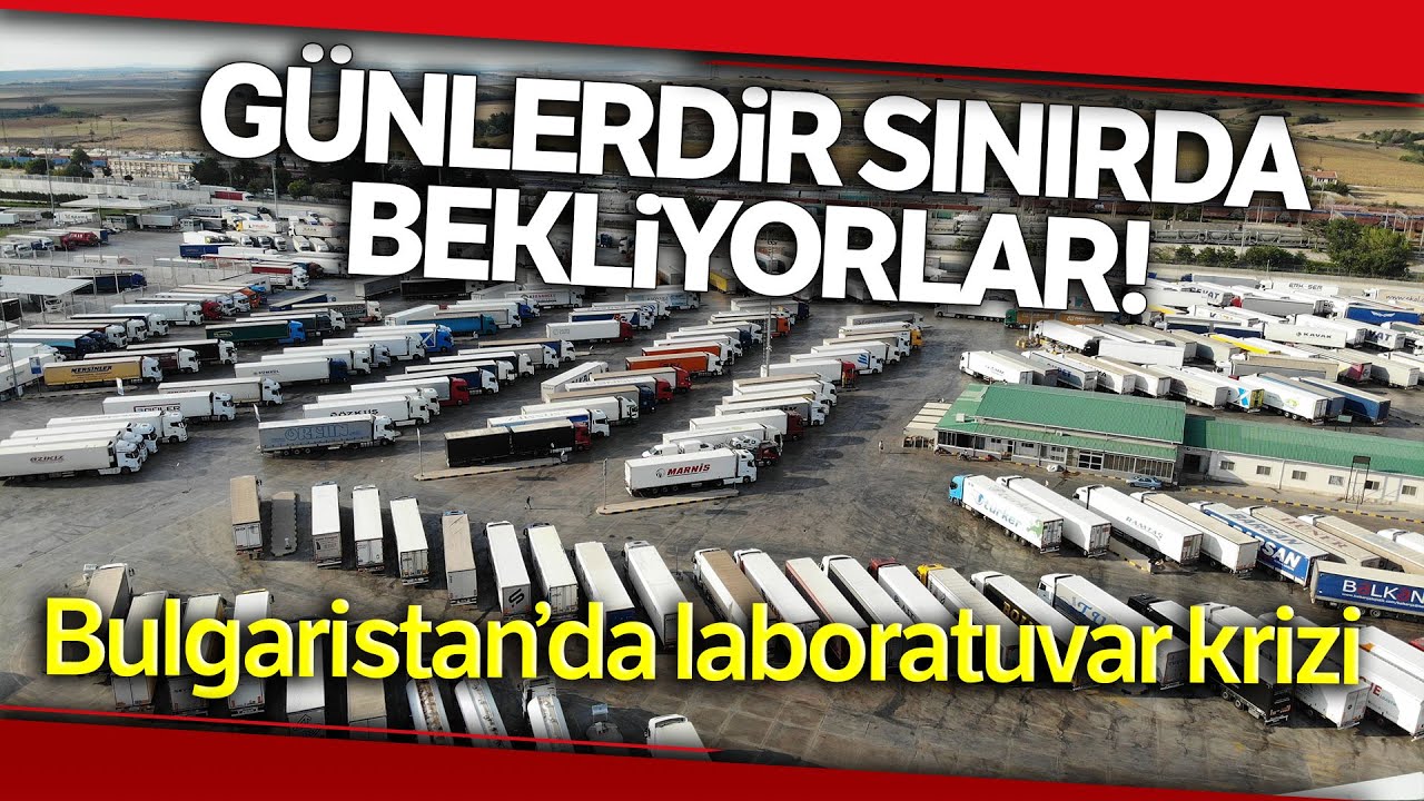 Bulgaristan'da Laboratuvar Krizi: Tırlar Günlerdir Edirne Sınırında Bekliyor