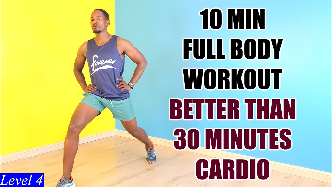 10-Minute FULL BODY WORKOUT Burns More Calories Than 30 Minute Cardio