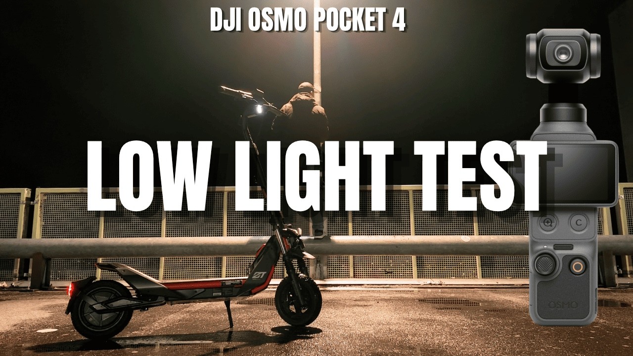 DJI Osmo Pocket 4 - Low Light Test - First Try