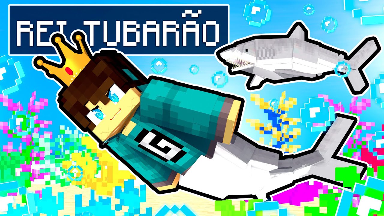 GUIHH é o REI TUBARÃO no MINECRAFT ✭ Guihh ✭