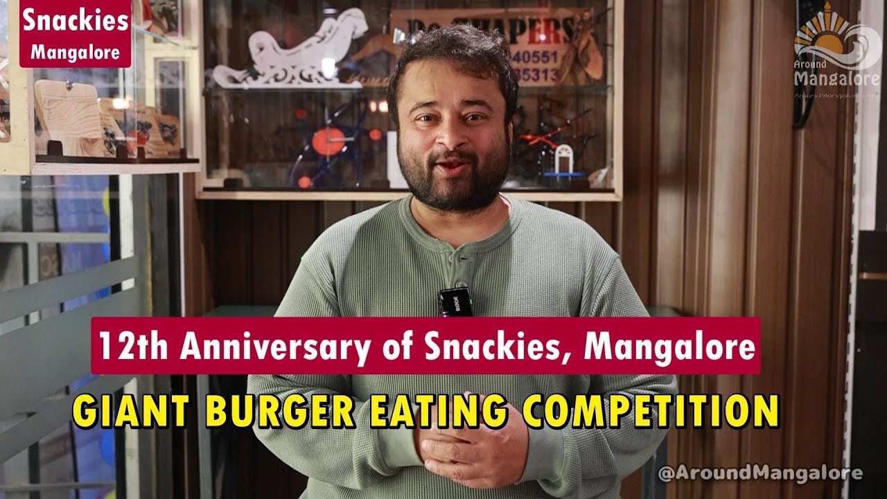 Giant Burger Eating Competition & 