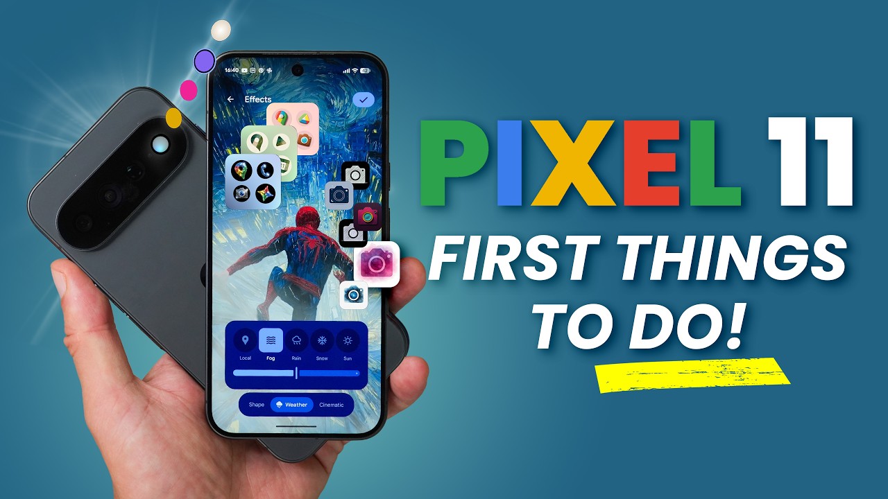 Google Pixel 11 Pro &mdash; Как настроить КАК ПРОФИ! (20 советов и хитростей)