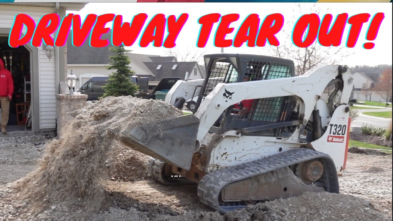 Driveway tear out