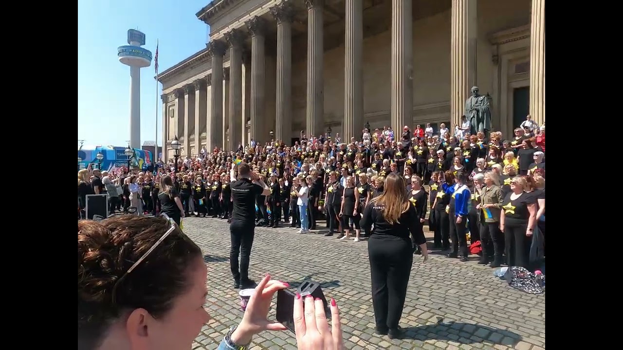Rock Choir - With A Little Help From My Friends Flashmob - St George's Hall