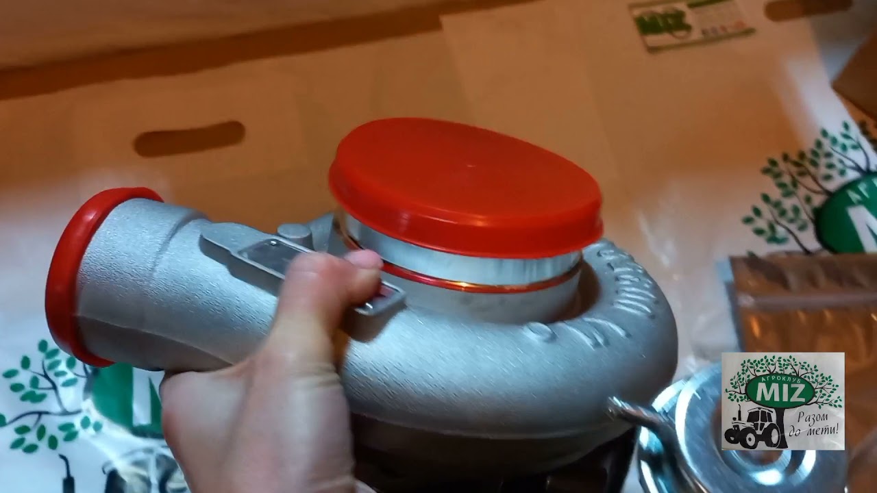 Турбокомпрессор (Турбина) Holset HХ35W (3536327, 3802697, 3536328) двигатель Cummins 6BTA