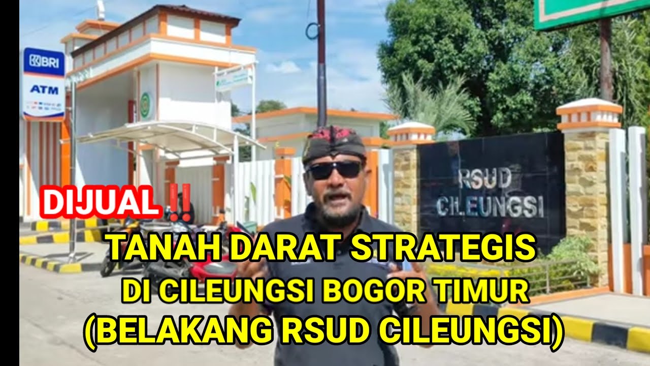 DIJUAL TANAH DARAT  STRATEGIS DI CILEUNGSI BOGOR TIMUR (BELAKANG RSUD CILEUNGSI)
