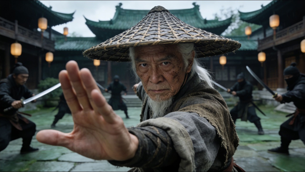 ⚔️【kung fu】隱藏高手現身！80歲老頭一挑五高僧，場面炸裂！ ⚔️ Kungfu丨Action丨功夫丨動作丨Chinesedrama丨武侠丨中國電視劇