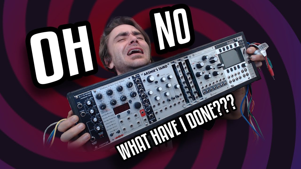 Oh No! What Have I Done? My First Modular Synth Video - Akemie's Taiko