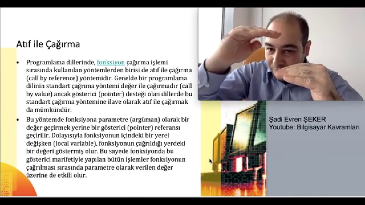 C Programlama 8 Göstericiler (Pointers)