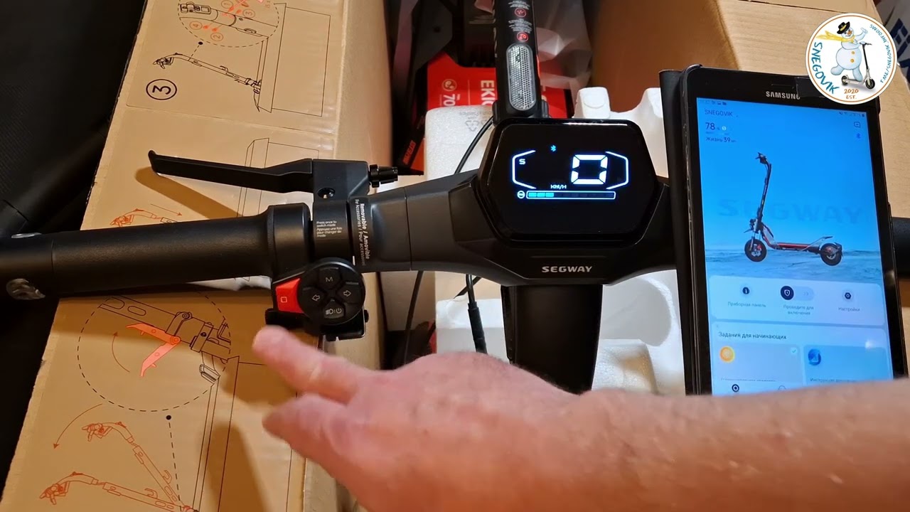 Segway ZT3 Pro. Один самокат и два руля.