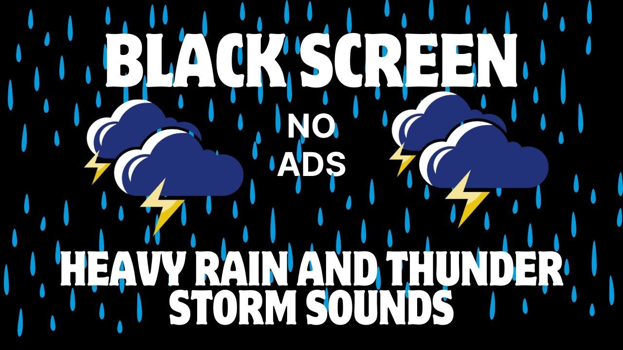 Deep Rain Sounds for Sleeping Fast 🌧️ Black Screen | Insomnia Relief