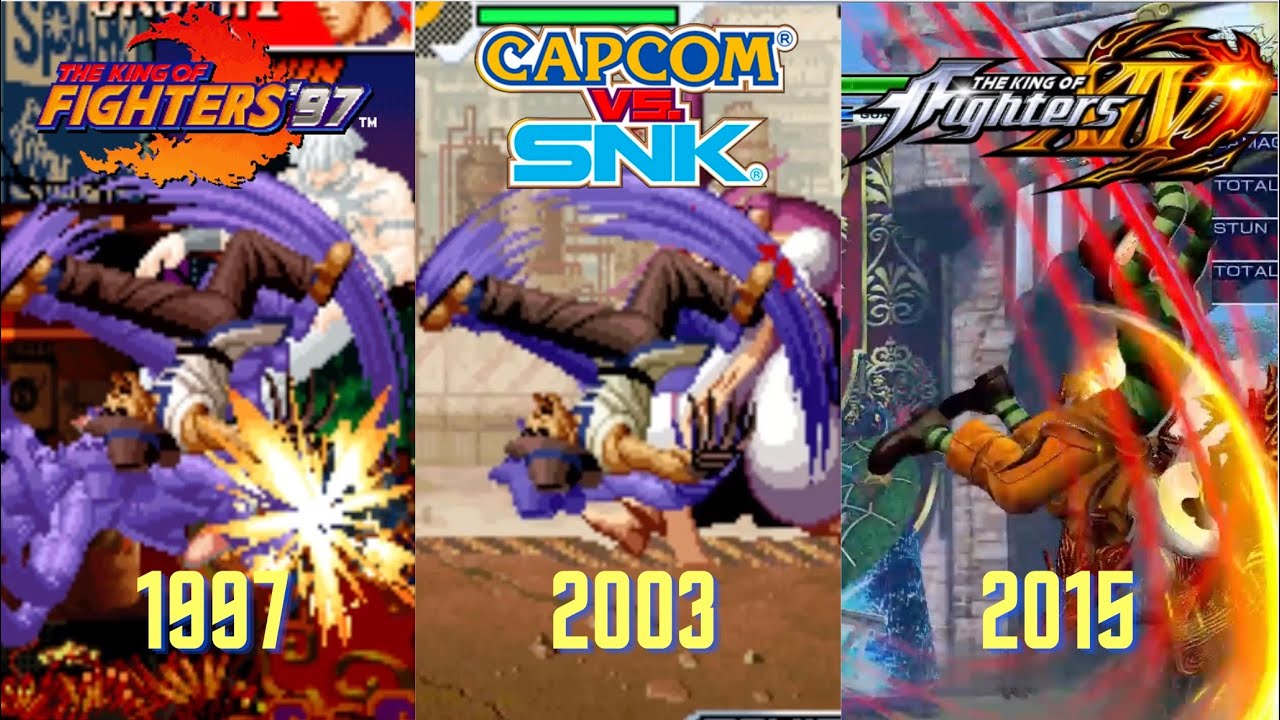 The Evolution of Choi Houou Kyaku in KOF 拳皇蔡宝健鳳凰脚（ほうおうきゃく 进化