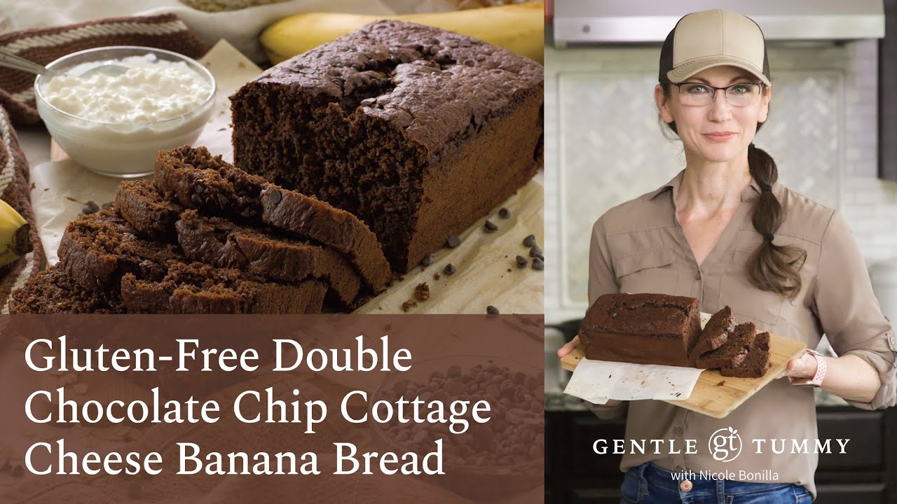 RICH & MOIST Gluten-Free Double Chocolate Chip Cottage Cheese Bread | Naturally Sweetened | EASY