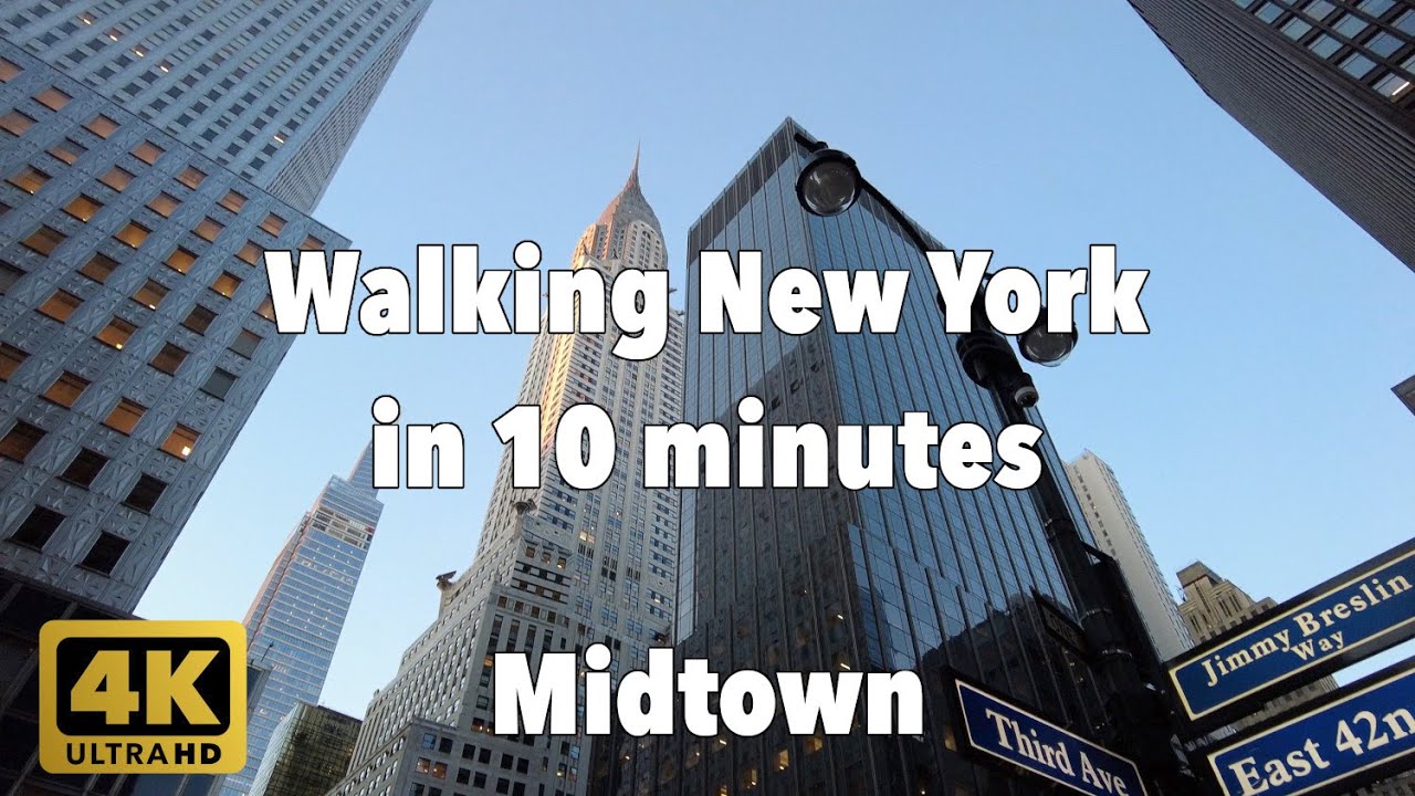 【4K】Walking New York #183 | Midtown | From 34th St & 3rd Ave to 42nd St & Lexington Ave | Manhattan