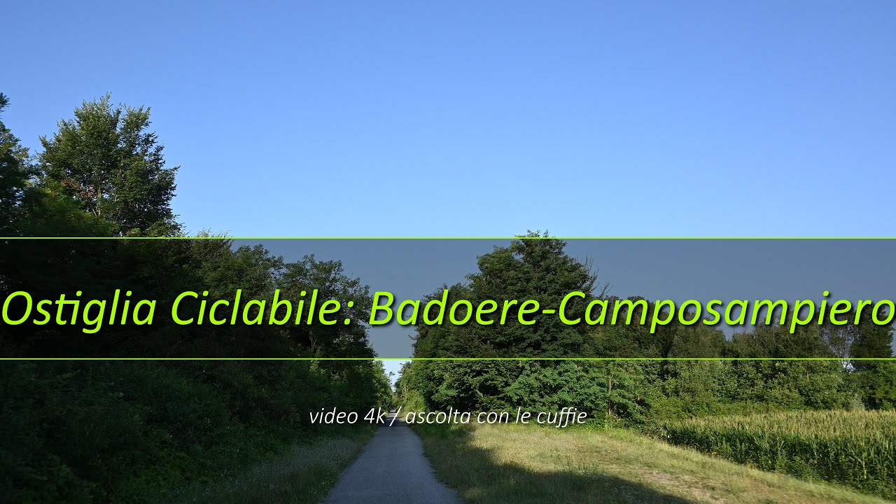 Ostiglia Ciclabile (n.2), tratta Alta Pianura Padovana: Badoere Trebaseleghe Camposampiero