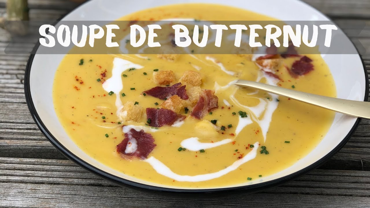 SOUPE DE BUTTERNUT AU LAIT DE COCO ET CURRY | TUTO COMMENT FAIRE UNE SOUPE RAPIDE AU BUTTERNUT
