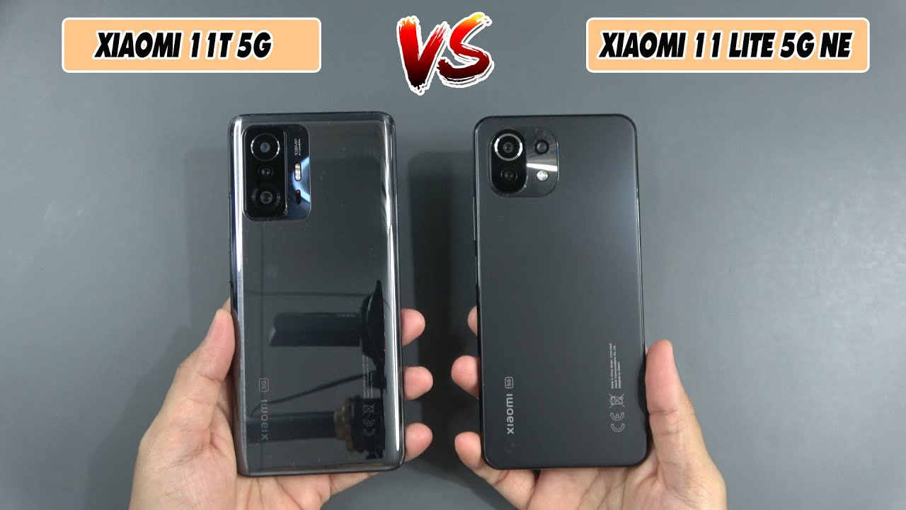 Xiaomi 11T vs Xiaomi 11 Lite 5G NE | SpeedTest and Camera comparison