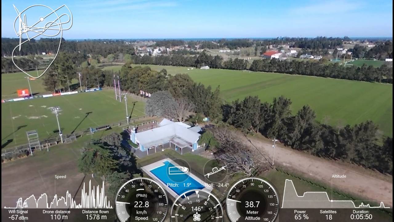 Parrot Bebop 2  altitude test record