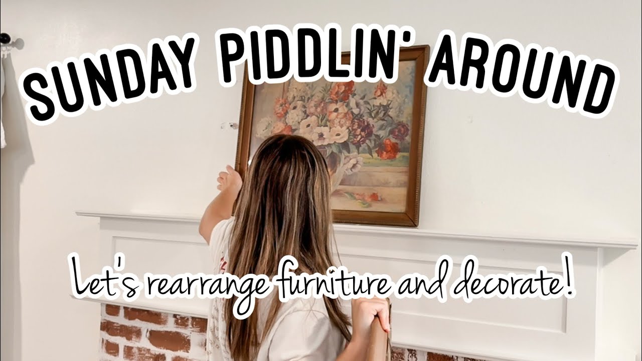 SUNDAY LIVINGROOM REFRESH: REARRANGE and DECORATE WITH ME 