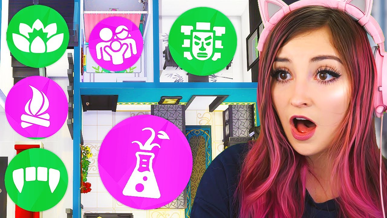 The Sims 4 but Every Room is a Different Game Pack