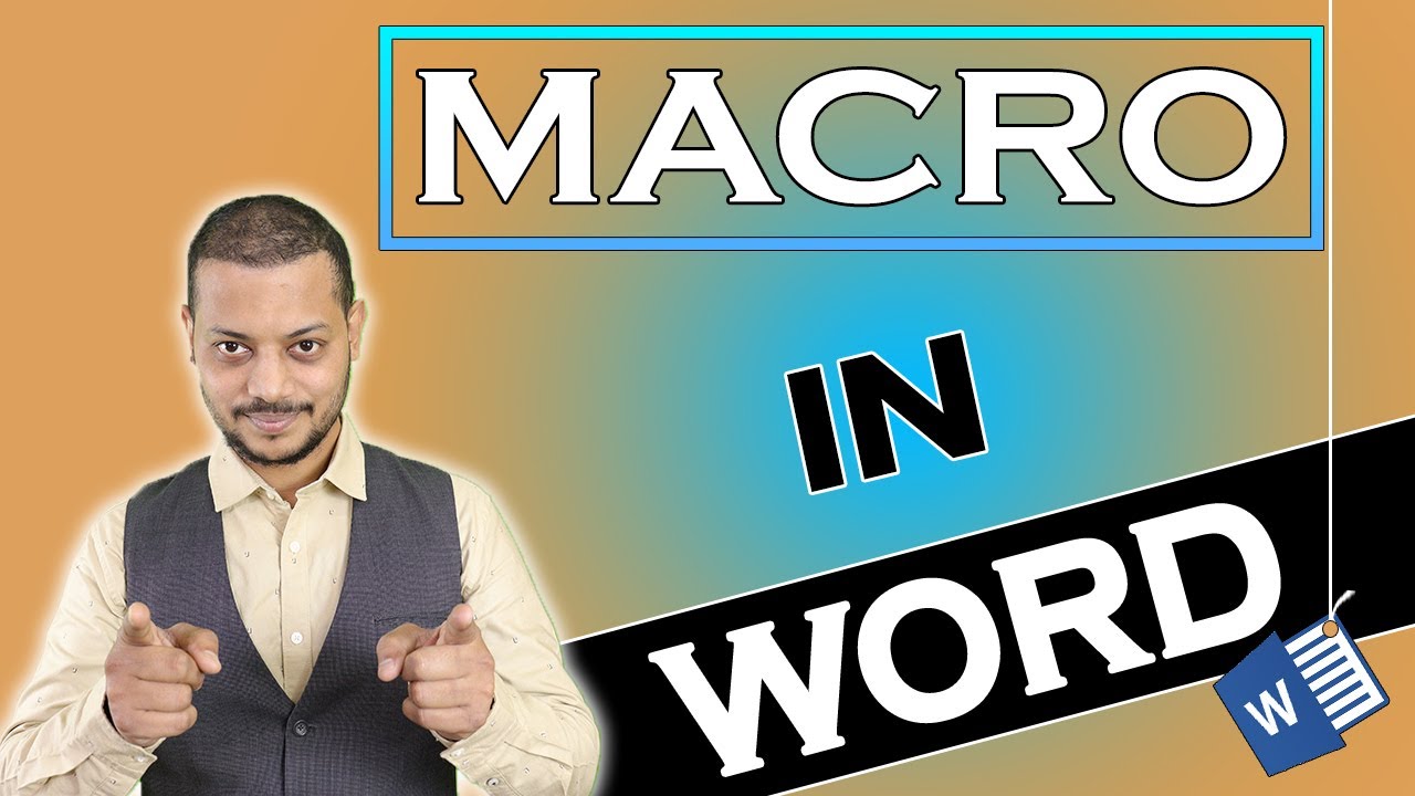 MACRO in word is possible now | how to apply MACRO in msword