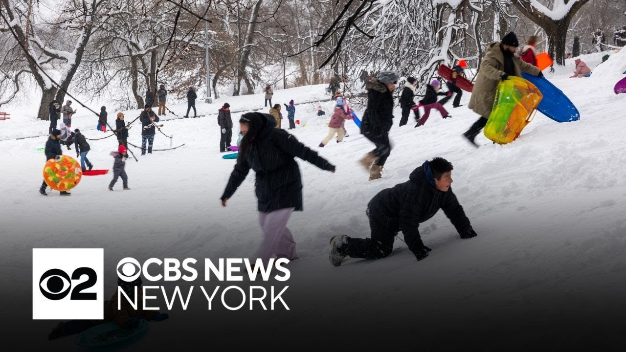 Snow storm dumps massive amount ion NYC and beyond - 6 p.m. update