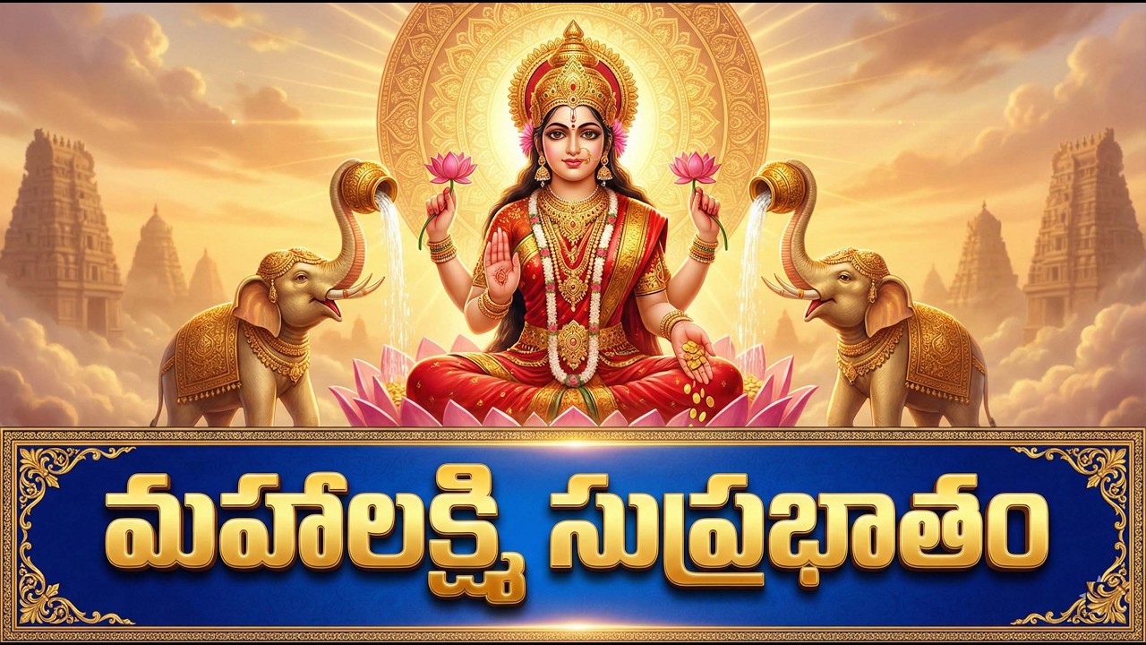 శ్రీ మహాలక్ష్మి సుప్రభాతం | Sri Mahalakshmi Suprabhatam Telugu | Powerful Morning Prayer