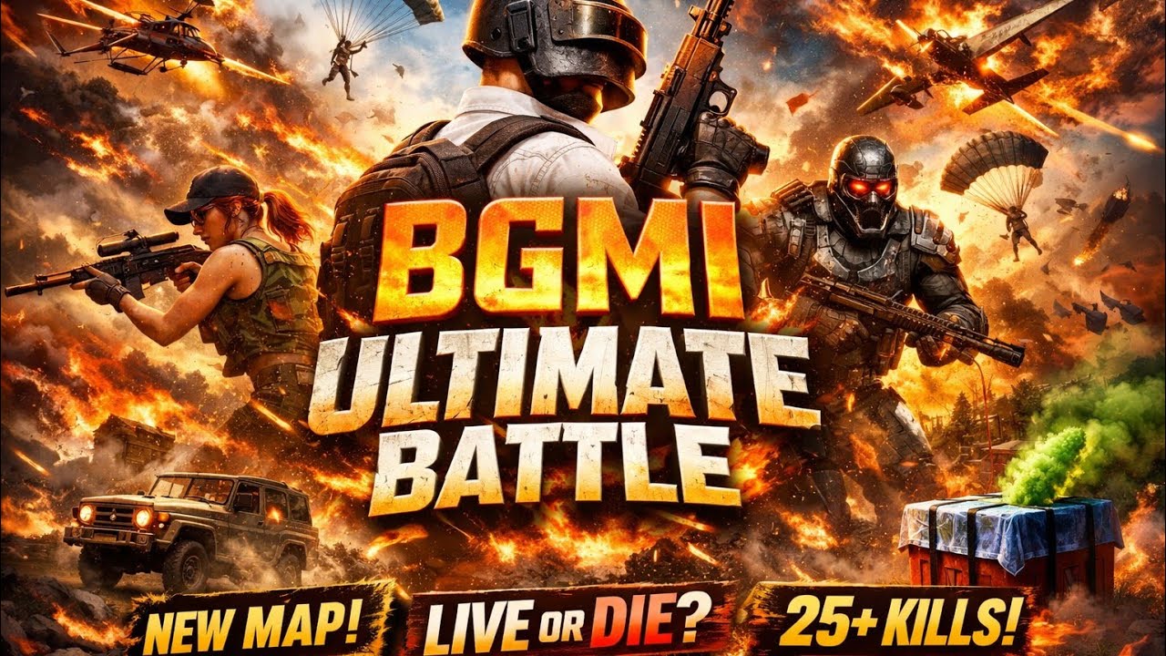 25+ KILLS 😱  BGMI NEW MAP OP GAMEPLAY 🔥 LIVE OR DIE Challenge!/bgmi New video/Bgmi hard GemPlay/Pubg