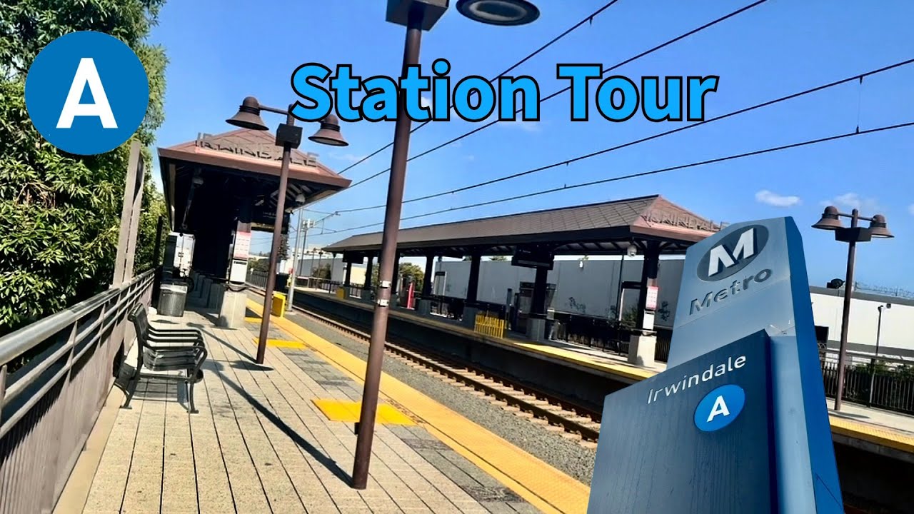 Wycieczka po stacji Irwindale &ndash; linia A metra w Los Angeles