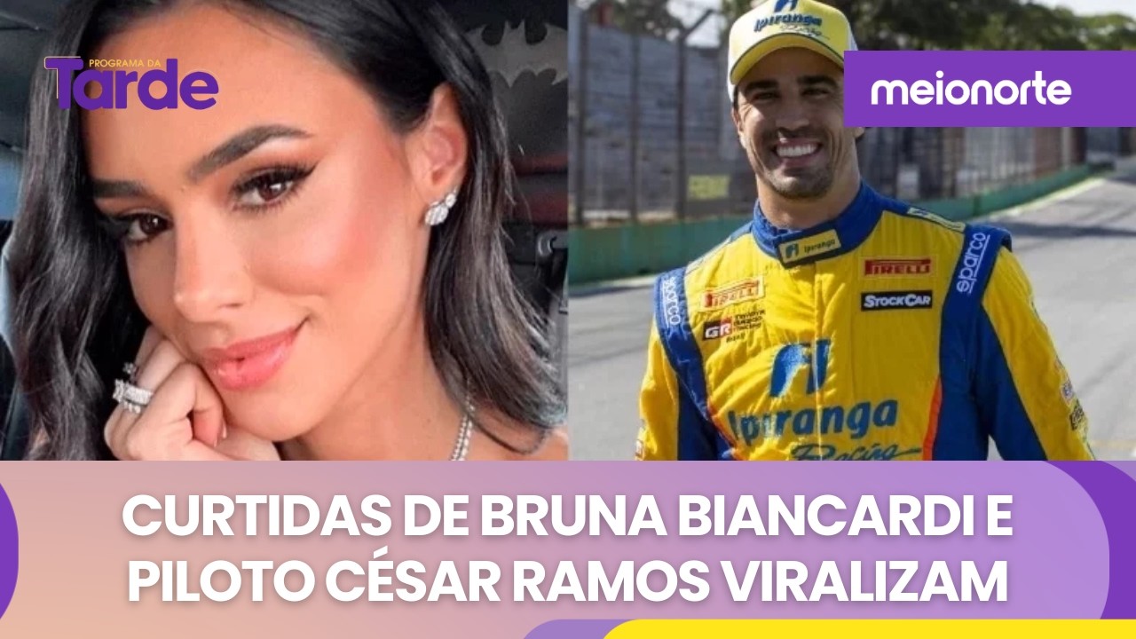 Curtidas de bruna Biancardi e piloto César Ramos viralizam | Programa da Tarde