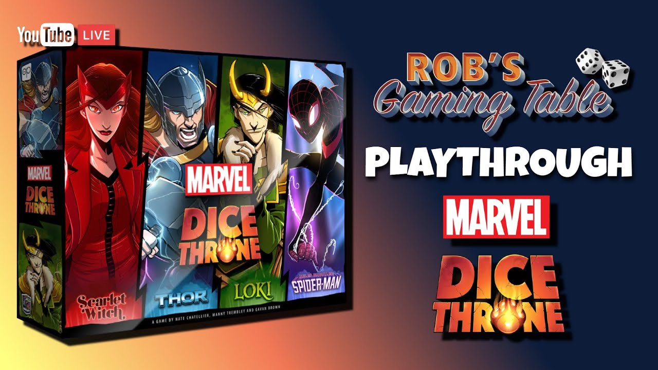 Marvel Dice Throne 3 Player Playthrough