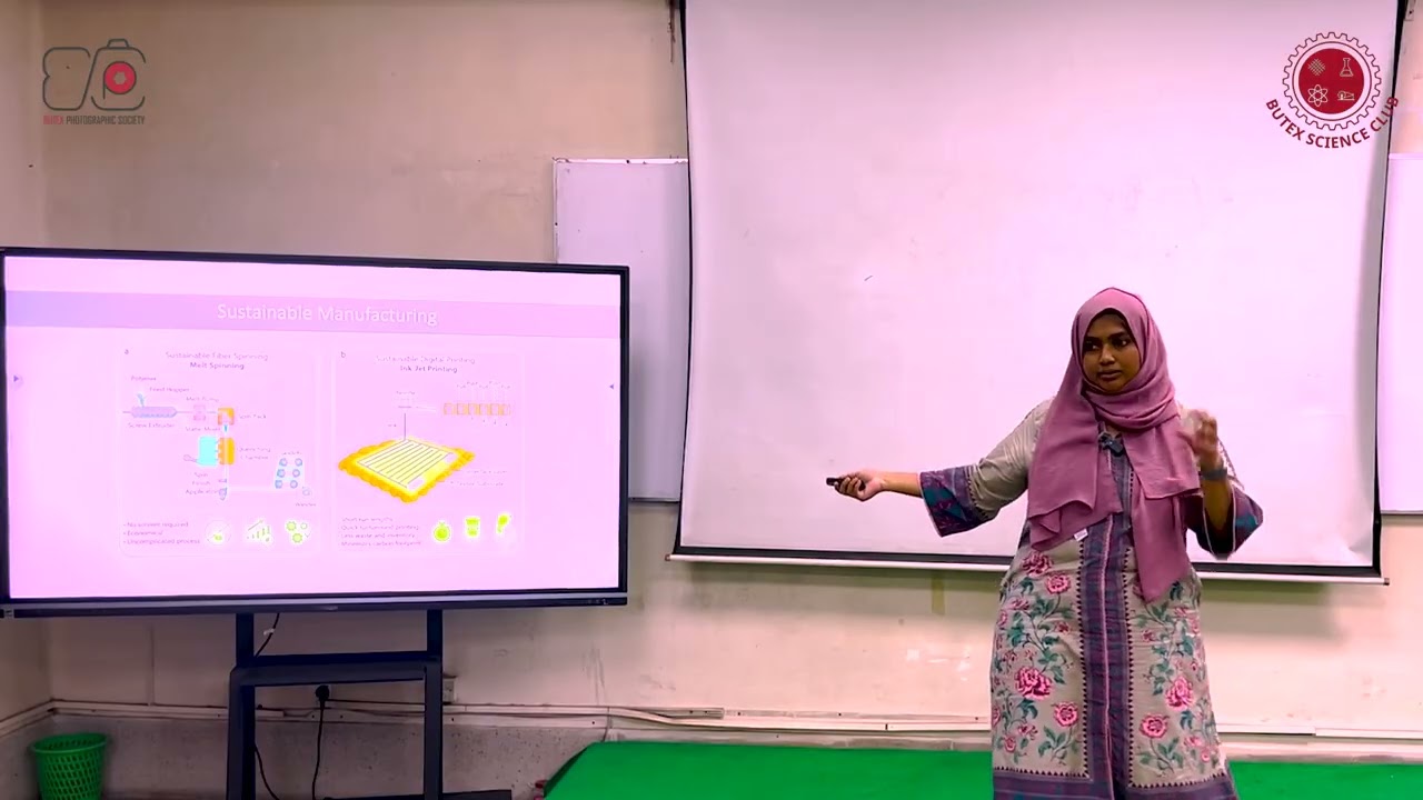 Sustainable Wearable E-Textiles Seminar by BUTEX Science Club