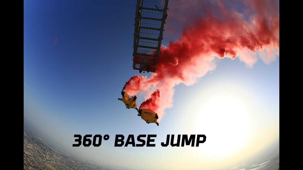Burj Khalifa Base Jump 360°