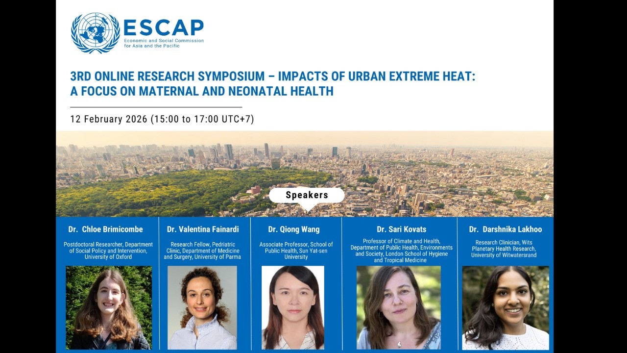 3rd Online Research Symposium on the Impacts of Urban Extreme Heat: A Focus on Maternal and Neonatal