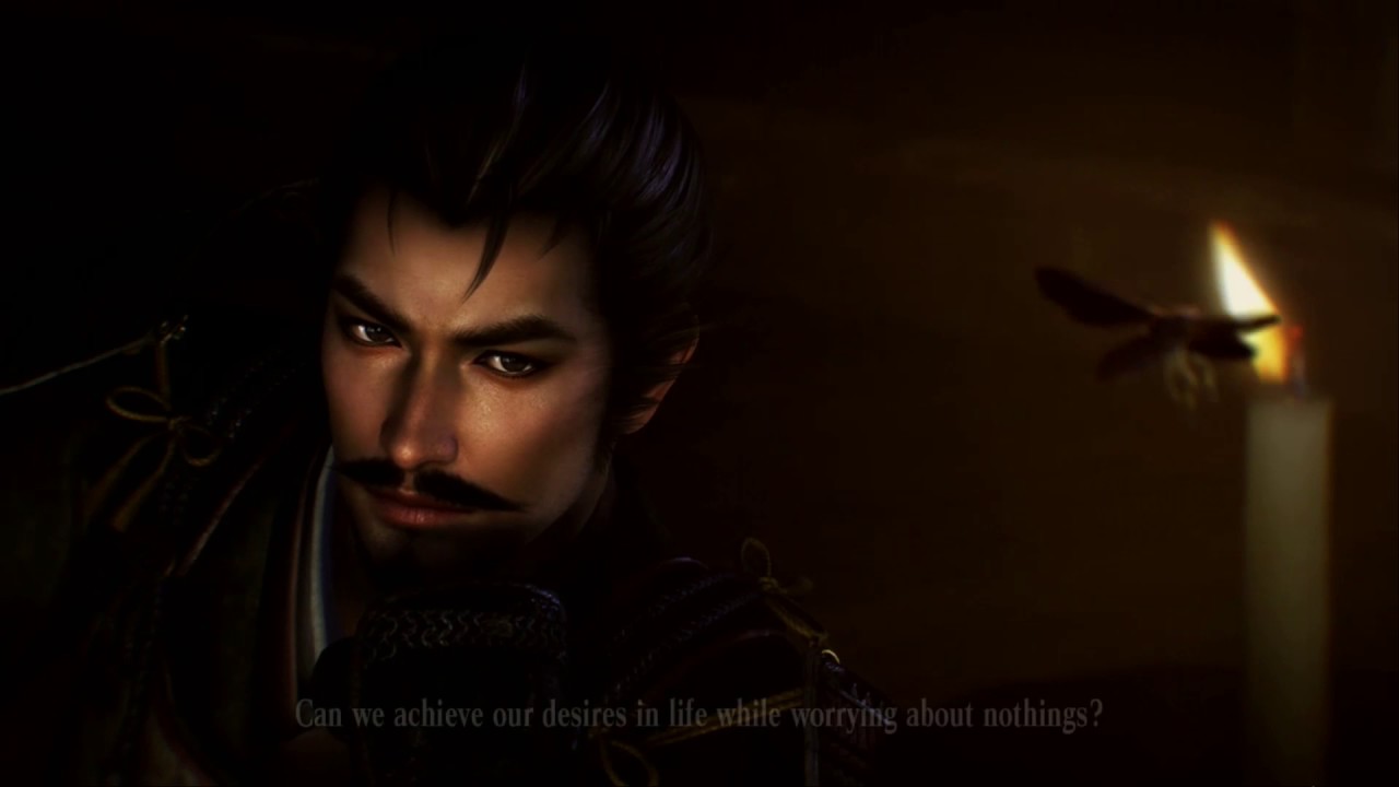 Nobunaga's Ambition : Sphere of Influence Cutscene Before the Battle of Okehazama (Atsumori)