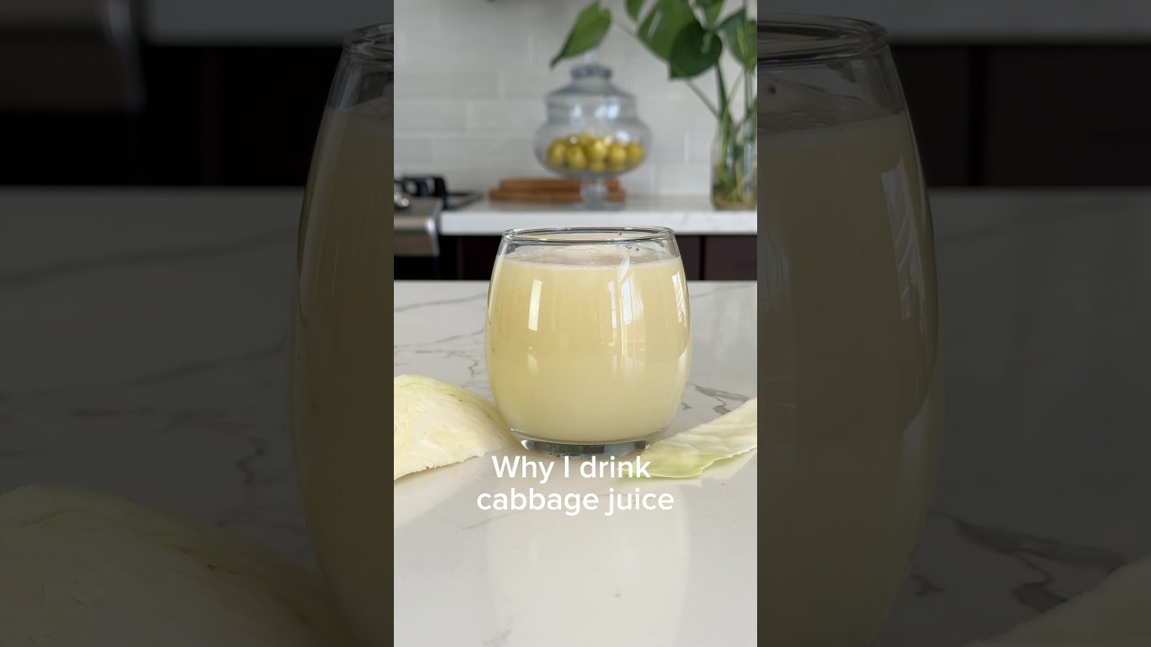 Why I Drink Green Cabbage Juice? #ulcer #juicing #guthealth
