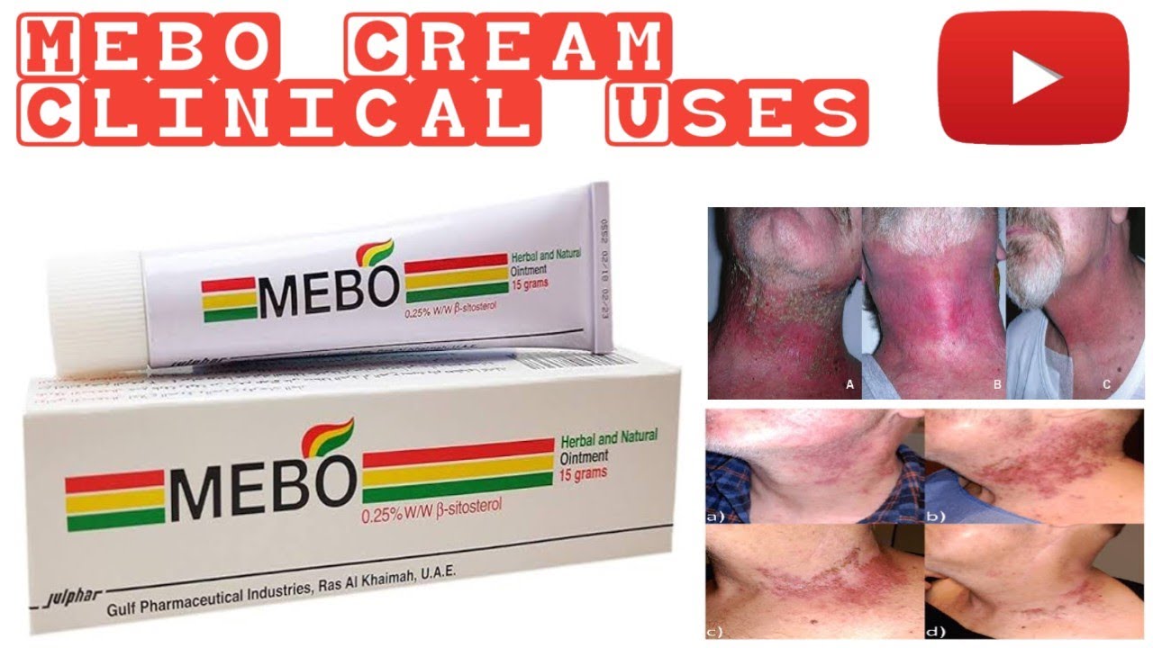 Mebo&trade; Cream Clinical Uses