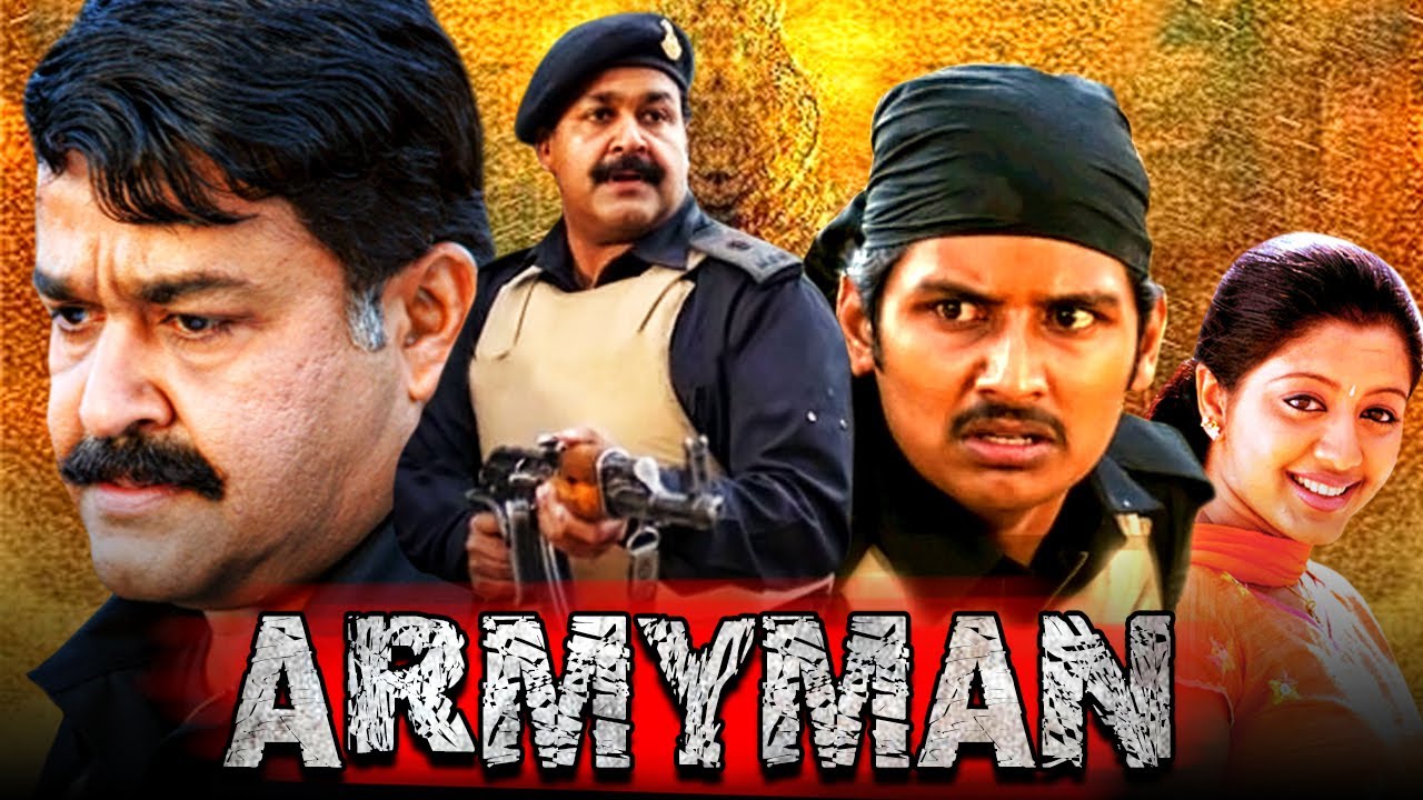 Army Man - आर्मी मैन - (ARAN) Tamil Hindi Dubbed Full Movie | Jiiva, Mohanlal