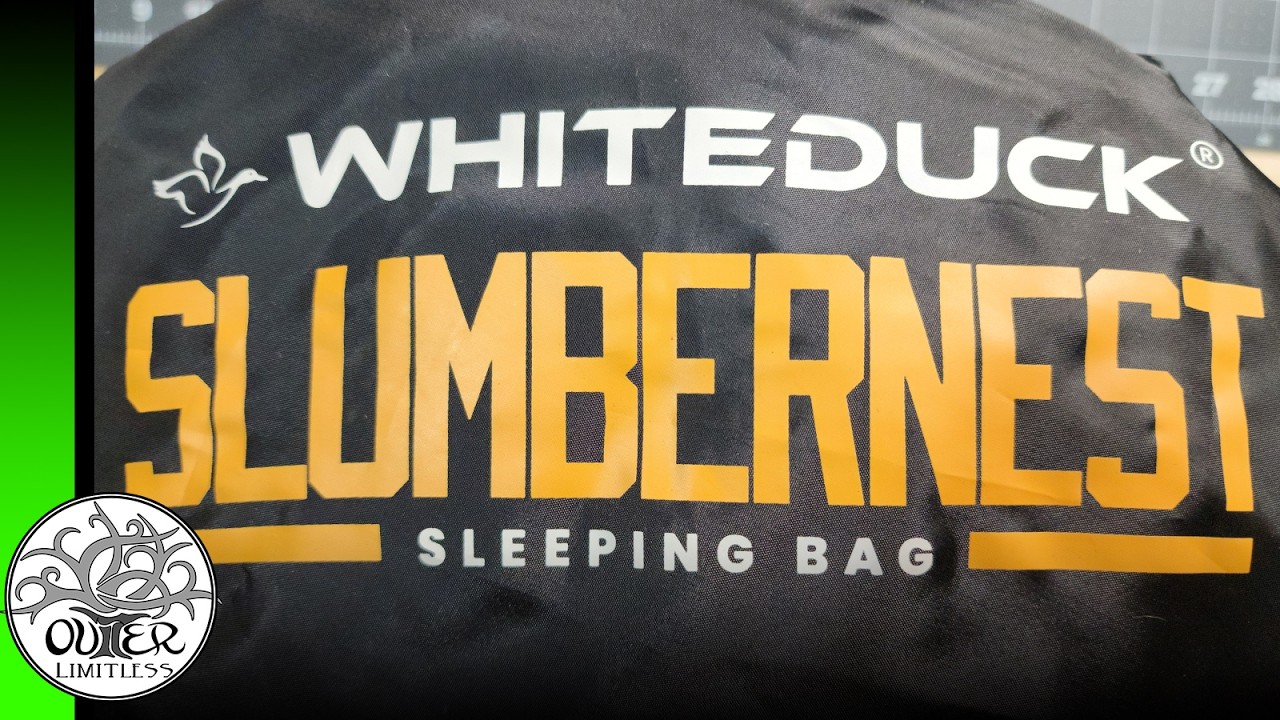 White Duck Slumber Nest 20°F Review - Rugged Flannel Camping Sleeping Bag First Look and Impressions