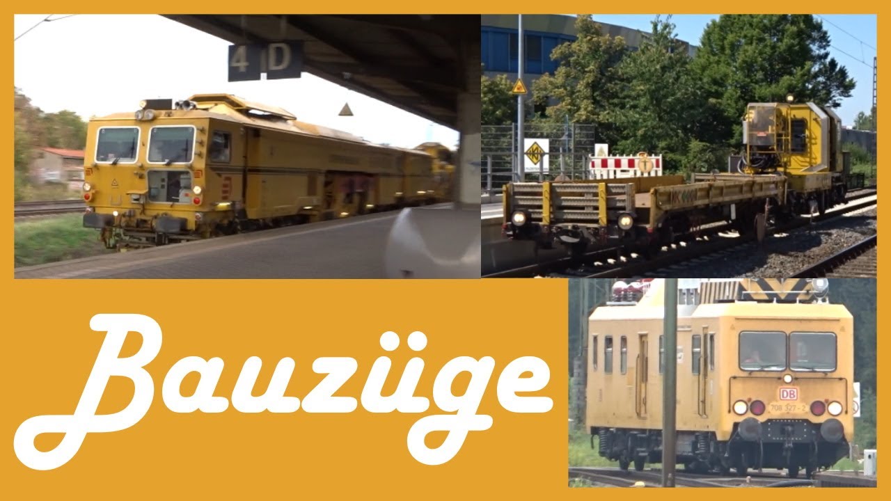 🟥 Bauzüge und Instandhaltungsfahrzeuge von DB Netz | SPECIAL #13|🟥