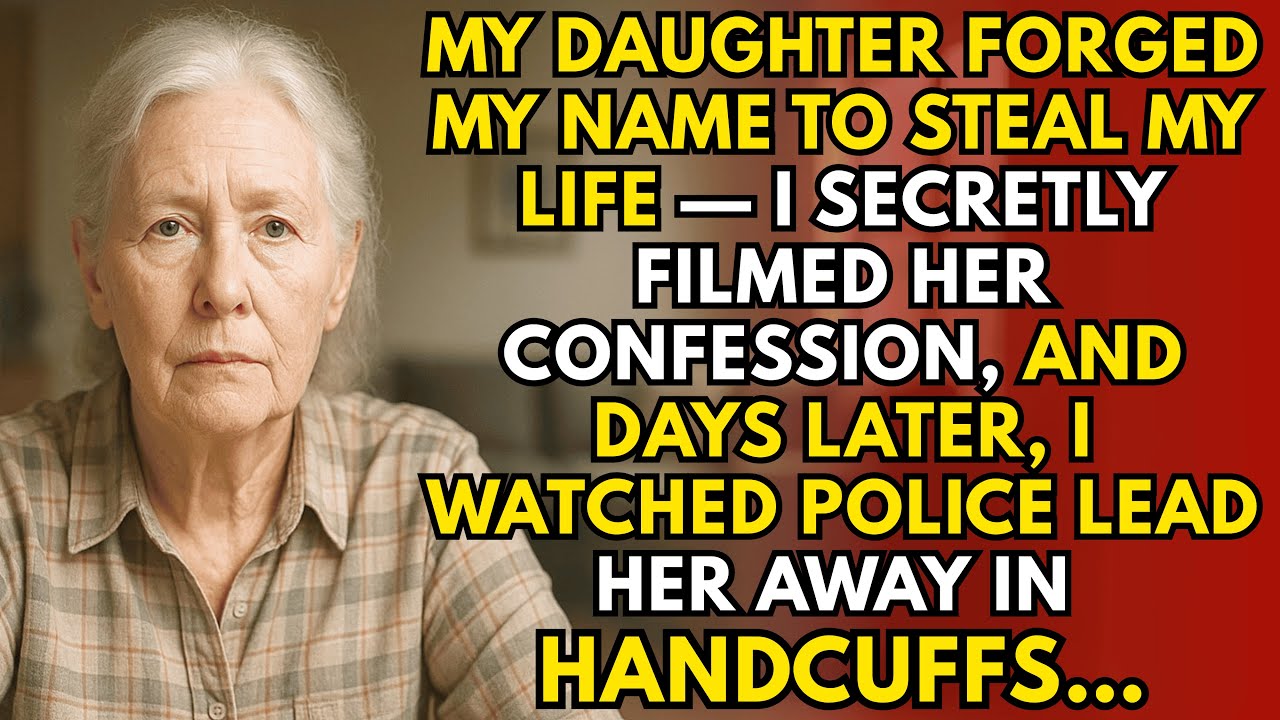 My Daughter Forged My Name to Steal My Life — I Filmed Her in Secret and Watched Her Arrested