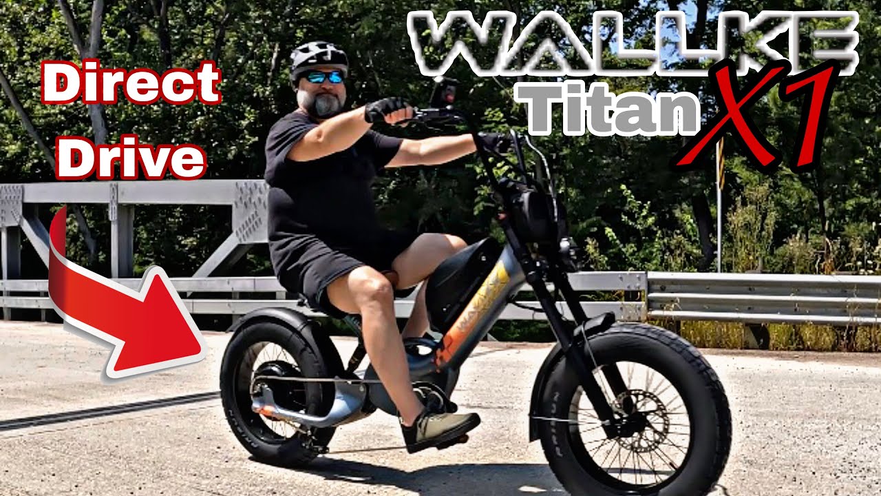 Wallke Titan X1 CHOPPER STYLE Ebike Review | Carbon Fiber | 2000W Direct Drive | 38 mph