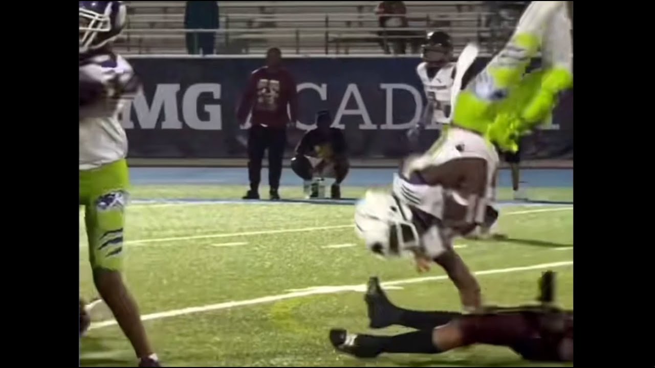 Hardest High School Football Hits You NEED to See! Part 5