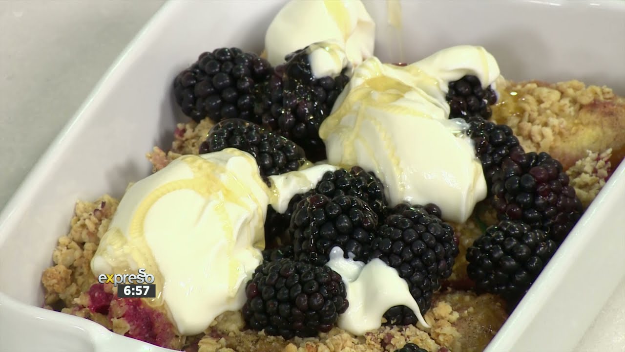 Recipe: Stone Fruit and Berry Breakfast Crumble (WW)