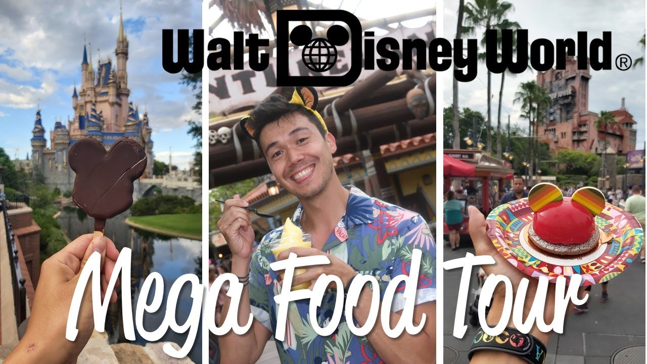 MEGA FOOD TOUR À WALT DISNEY WORLD - Vlog sur les snacks et restaurants des parcs à thème