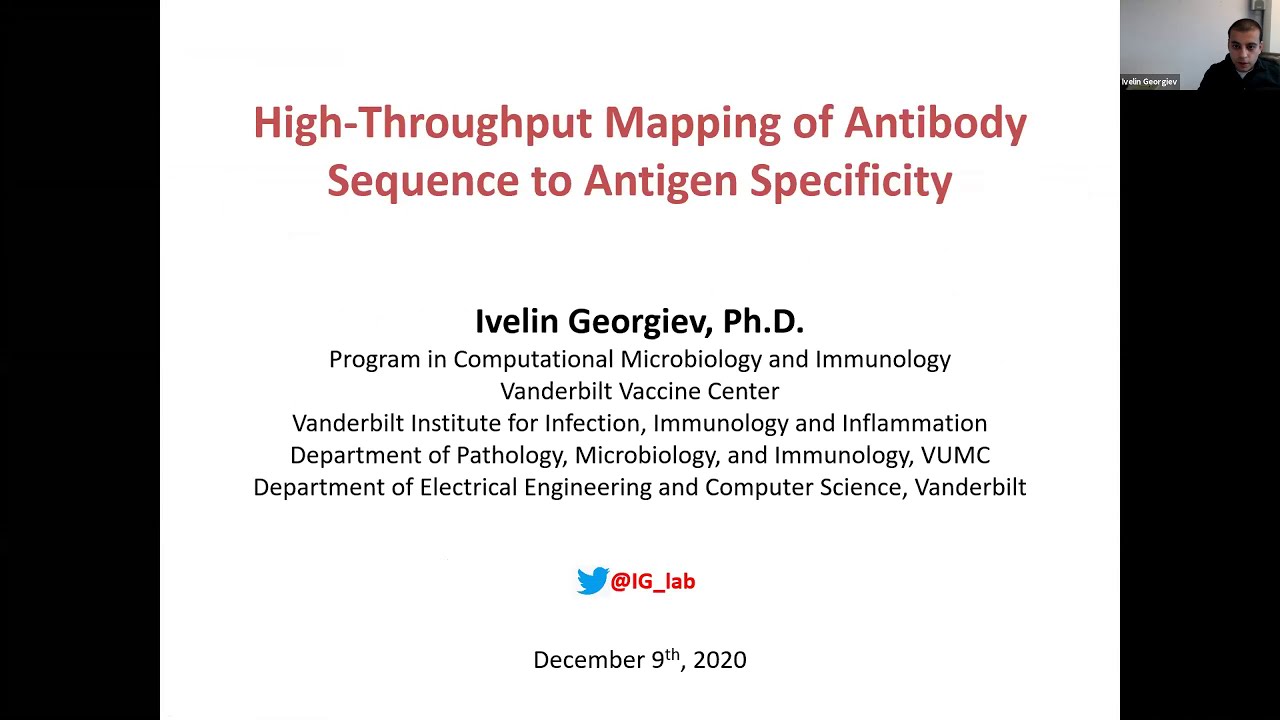 AIRRC5 -  LIBRA-seq: Linking antibody sequence to antigen specificity (I. Georgiev)