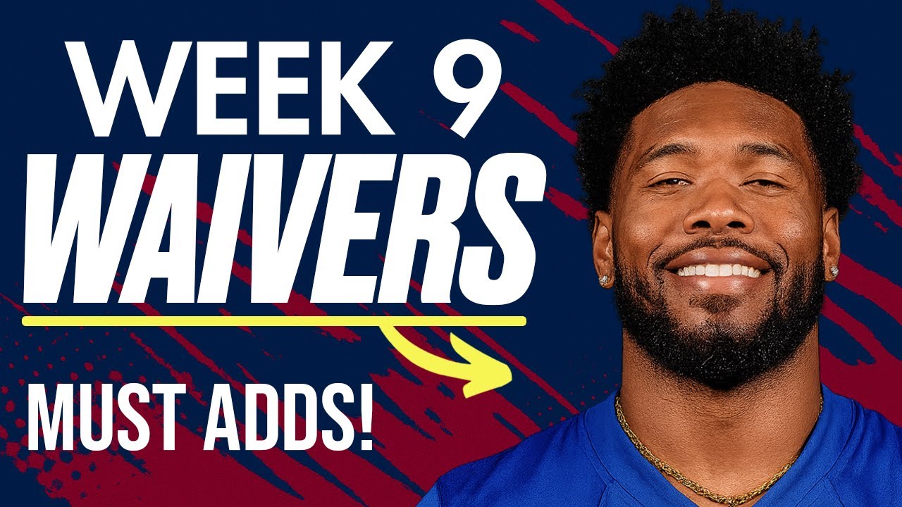Week 9 Waiver Wire Adds | 2025 Fantasy Football Advice